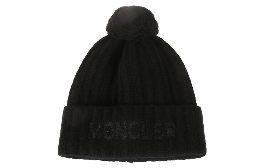 Moncler Moncler logo-detail beanie hat