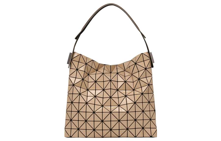 ISSEY MIYAKE Baguette Polyvinyl Chloride Resin Shoulder Bag Women's Light Umber