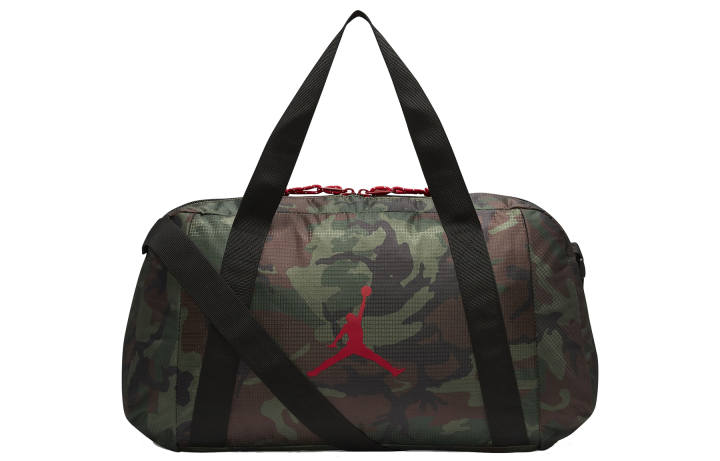Jordan Jordan Polyester Crossbody Bag, Luggage Bag, Gym Bag Unisex Green Camouflage