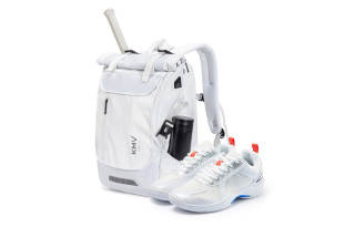 KMV Polyester Backpack Regular Unisex White/Black