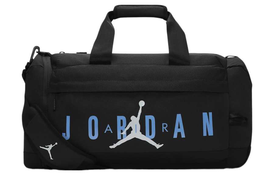 Jordan Jordan Polyester Luggage Bag, Shoulder Bag, Crossbody Bag, Handbag Regular Unisex Blue Black
