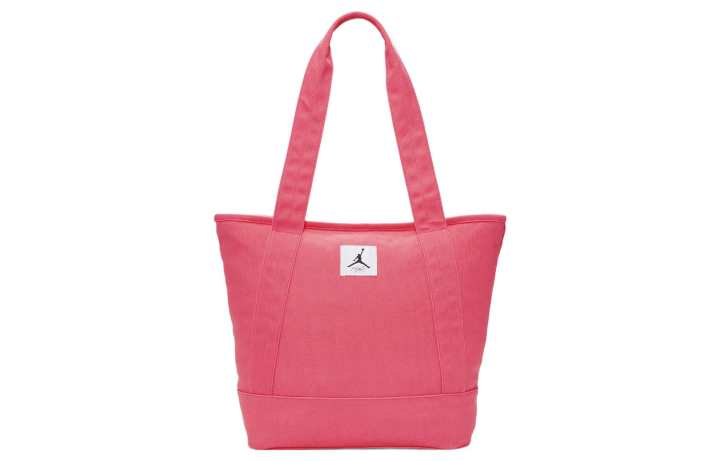 Jordan Jordan Polyester Tote Bag, Shopping Bag, Shoulder Bag, Handbag Regular Women's Coral Red