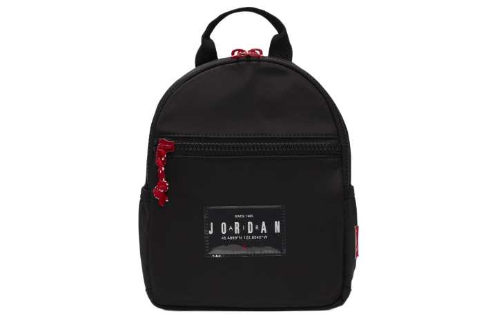 Jordan Jordan Adjustable Strap Polyester Backpack Mini Unisex Black
