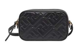 FENDI Calfskin Crossbody Bags Mini Women's Black