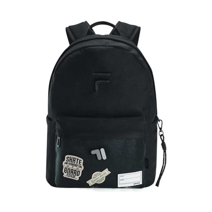 FILA FUSION Fabric Backpack Unisex Black