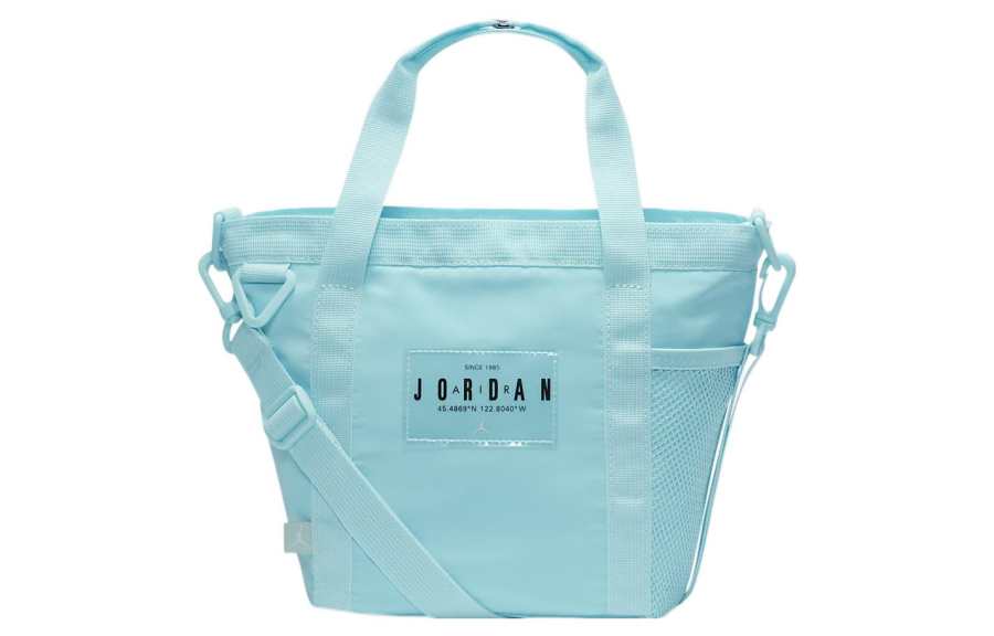 Jordan Jordan Polyester Tote Bag, Shopping Bag, Shoulder Bag, Crossbody Bag, Handbag Mini Unisex Glacier Blue