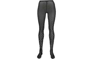 Philipp Plein embellished monogram-print tights