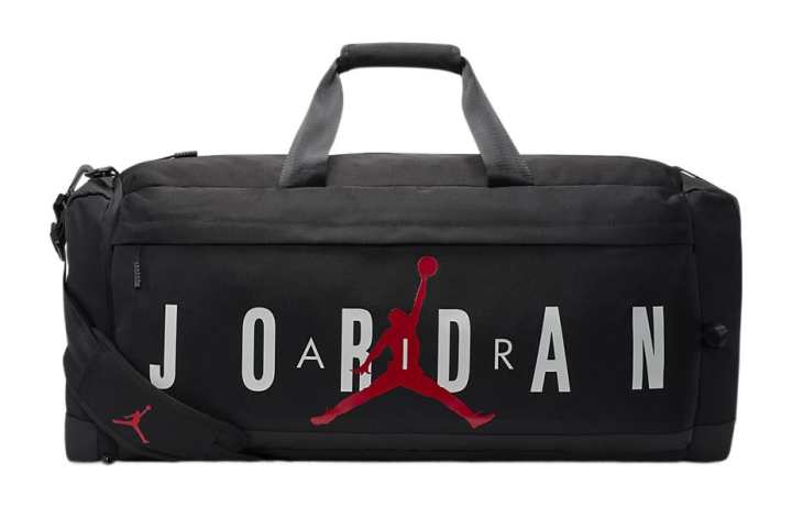 Jordan Jordan Polyester Crossbody Luggage Bag, Handbag Regular Unisex Red Black