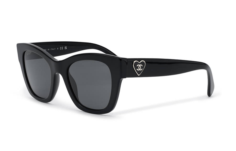 CHANEL CHANEL Square Sunglasses Women's Black