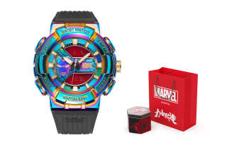 MARVEL Hero Collection Electronic Movement Rubber Band Strap Watch Men's Watches Blue Dial M 5039Z
