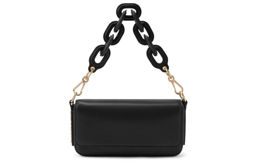 CHARLES&KEITH Fabric With Leather Charles & Keith Bag, Small Square Bag, One Shoulder Handbag Small Women's Multicolor