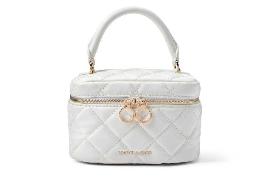 CHARLES&KEITH Fabric Crossbody Bag, Handbag Small Women's Multicolor