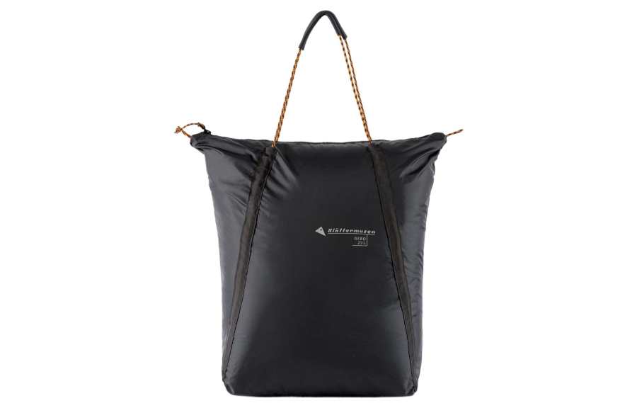Klattermusen 23L Tote Bag, Shopping Bag, Shoulder Bag, Crossbody Bag, Handbag, Outdoor Bag Nylon Raven Black Unisex