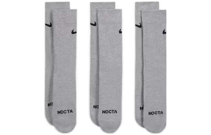 Nike Nike X Nocta Crew Socks Set Of 3 Grey