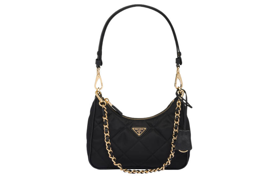 PRADA PRADA Fabric Handbag, Shoulder Bag Women's Black