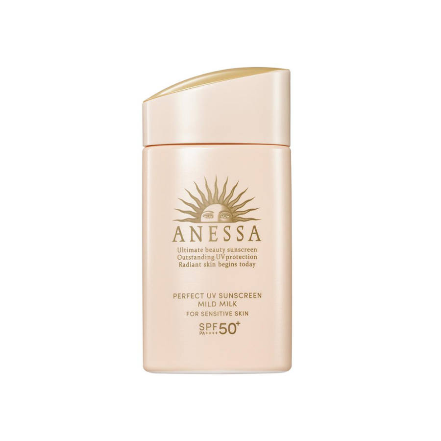 ANESSA Pink Gold Bottle 2021 Edition Gentle Sunscreen Creams Antioxidant Sensitive Skin SPF50+ PA++++ 60ml