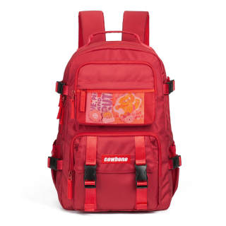 COWBONE Polyester Laptop Backpack Medium Red