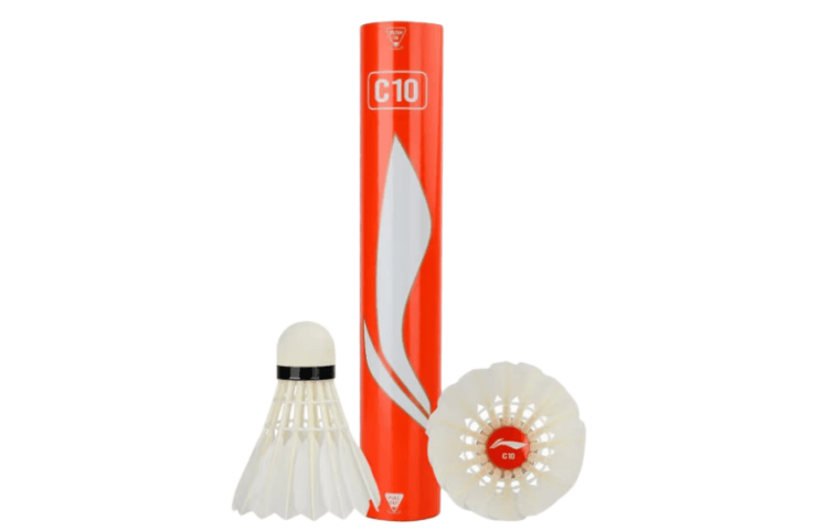Li-Ning Li Ning AYQR026 Duck Feather Shuttlecock 12 Pack CiGu Duck Feather Training Shuttlecocks