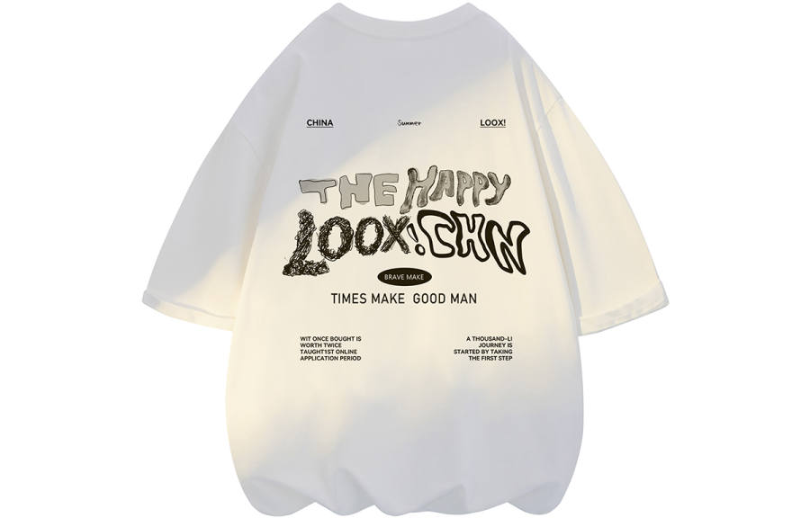 LOOX! T-Shirt Unisex Short-Sleeved Long-Sleeved Two Length Options Available