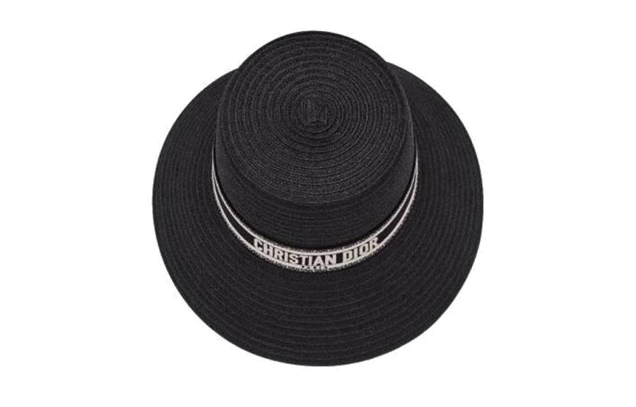 DIOR DIOR Straw Hat Women's Black