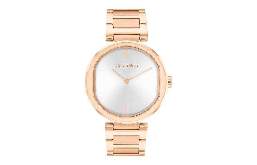 CALVIN KLEIN Wrist Watches Quartz Movement Stainless Steel Watchband 36mm Silver Dial Women's Watch