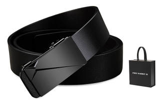FREE RABBITⅡ Metallic Cow Leather Belts Men's Width 3.5cm