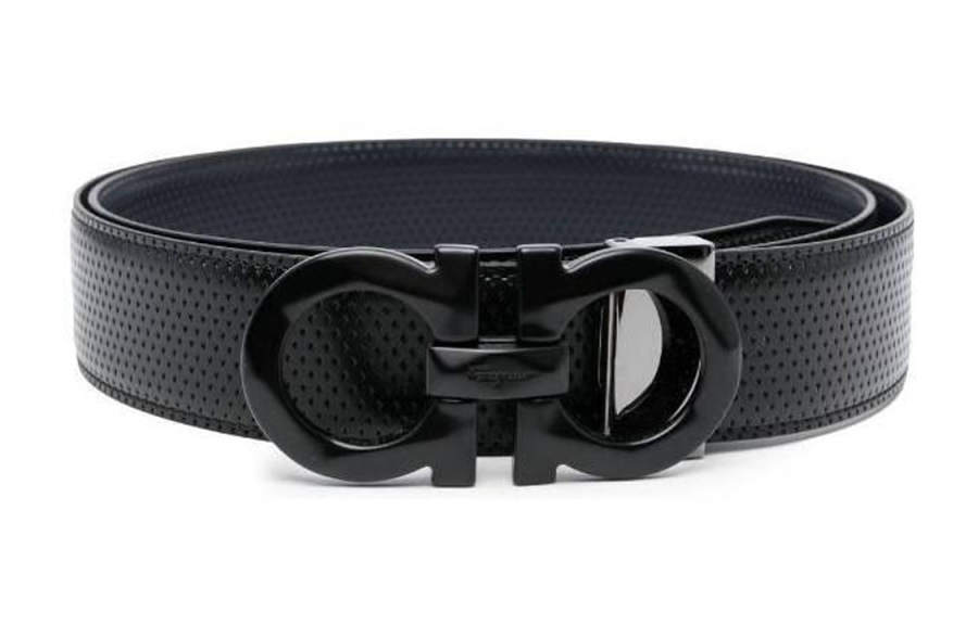 Ferragamo 【Previous Season】Double adjustable Gancini belt