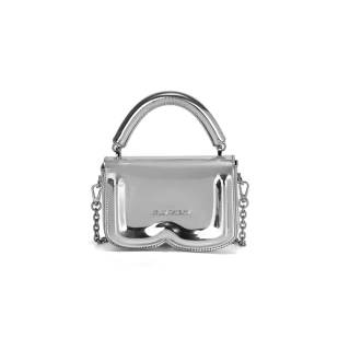 JELLYTOYBOY Pu Sheet Music Bag Hot Girl Bag, Small Square Bag, Shoulder Bag, Handbag Small Women's Silver