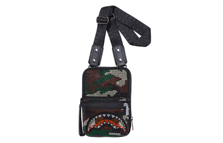 SPRAYGROUND Crossbody Bags Gray Green
