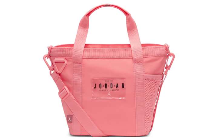 Jordan Jordan Polyester Tote Bag, Shopping Bag, Shoulder Bag, Handbag Mini Women's Coral Pink