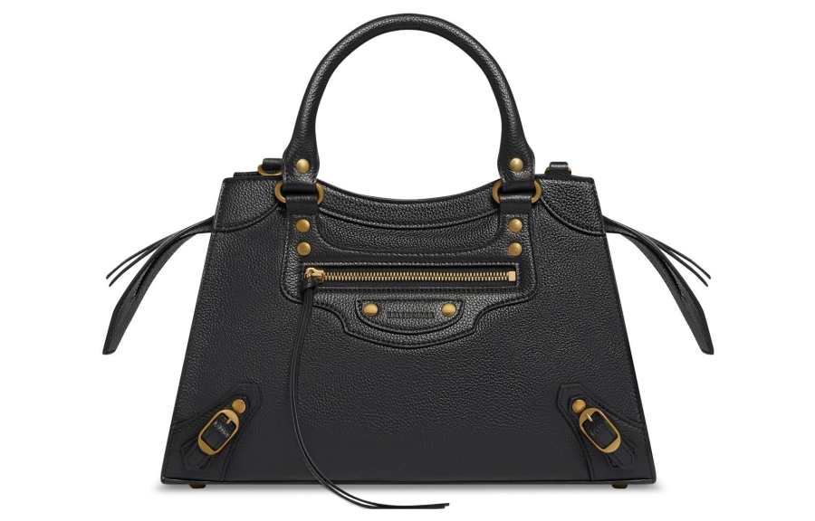 Balenciaga Calfskin Portable Crossbody Bag, Shoulder Bag Small Women's Black