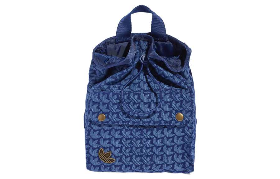Adidas Originals Trefoil Patched Fabric Backpack Mini Women's Blue