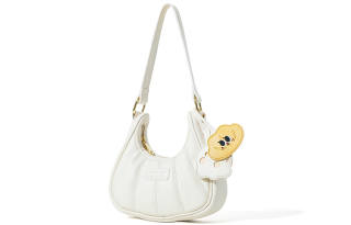 Sound For Life Pu Crescent Bag, Dome Bag, Shoulder Bag, Cell Phone Pouch, Shoulder Bag Women's