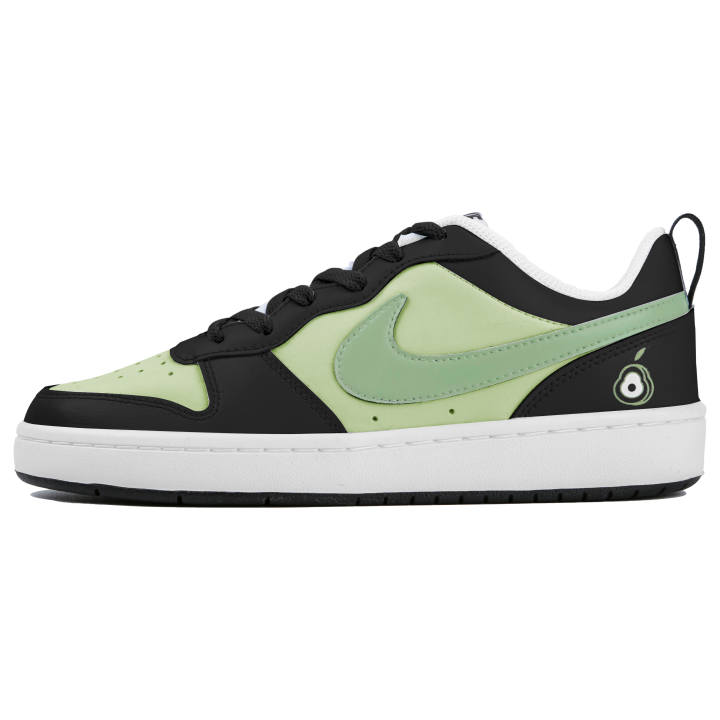 Nike Nike Court Borough Low top Skateboard Shoes GS Black Green