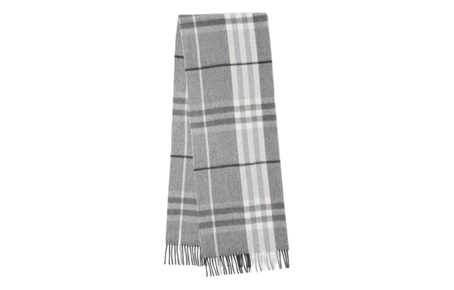 Burberry Knit Scarves Women's Gray