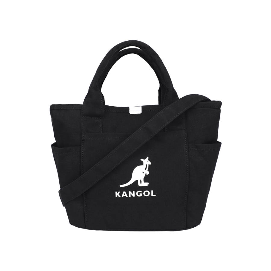 KANGOL Canvas Dumpling Bag, Canvas Bag, Crossbody Handbag Unisex Multicolor