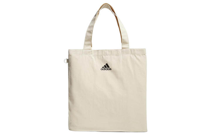 Adidas Adidas Cotton Canvas One Shoulder Handbag Regular Men's Beige
