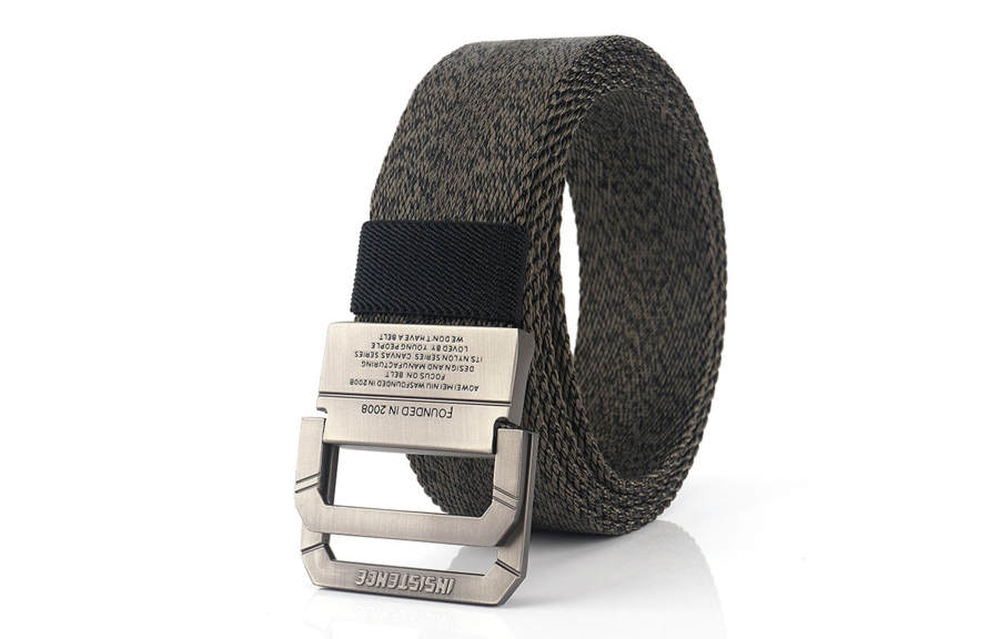 ALIEN BANG ALIEN BANG Nylon Leather Belts Unisex Width 3.8cm