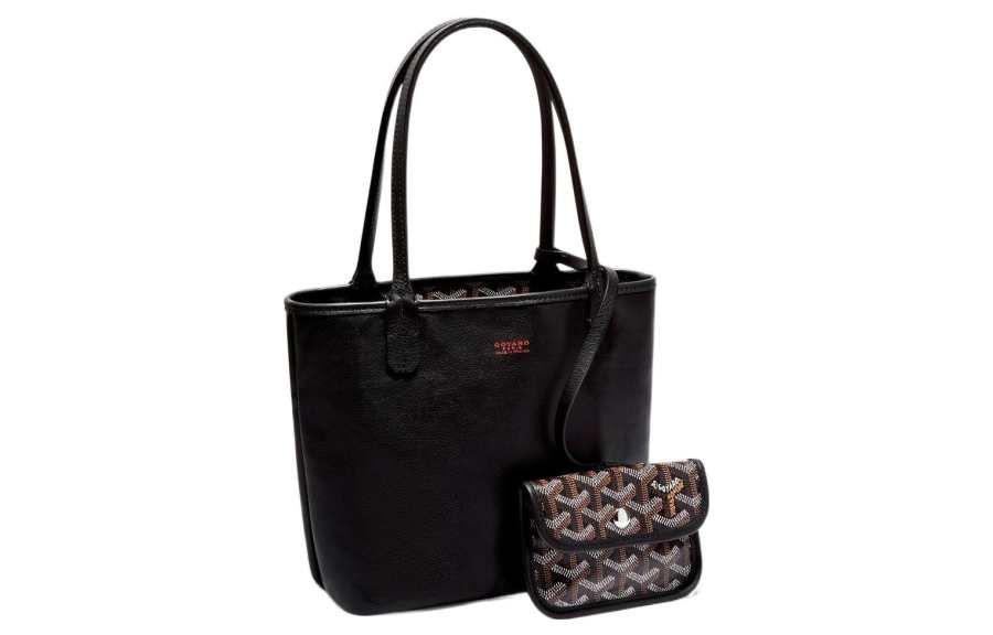 GOYARD Anjou Canvas With Leather Combo Bag, Tote, Shopping Bag Shoulder Bag, Handbag Mini Women's 11 Colors
