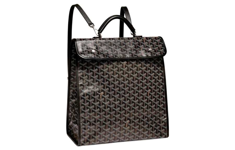 GOYARD Canvas With Calfskin Handbag, Backpack Medium Unisex 11 Colors