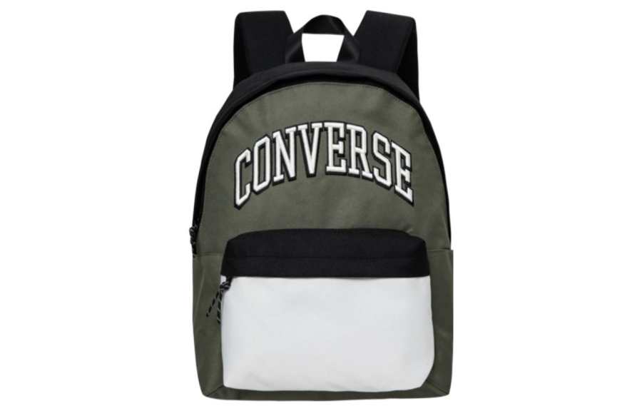 Converse Converse Polyester Backpack Unisex Gray Olive