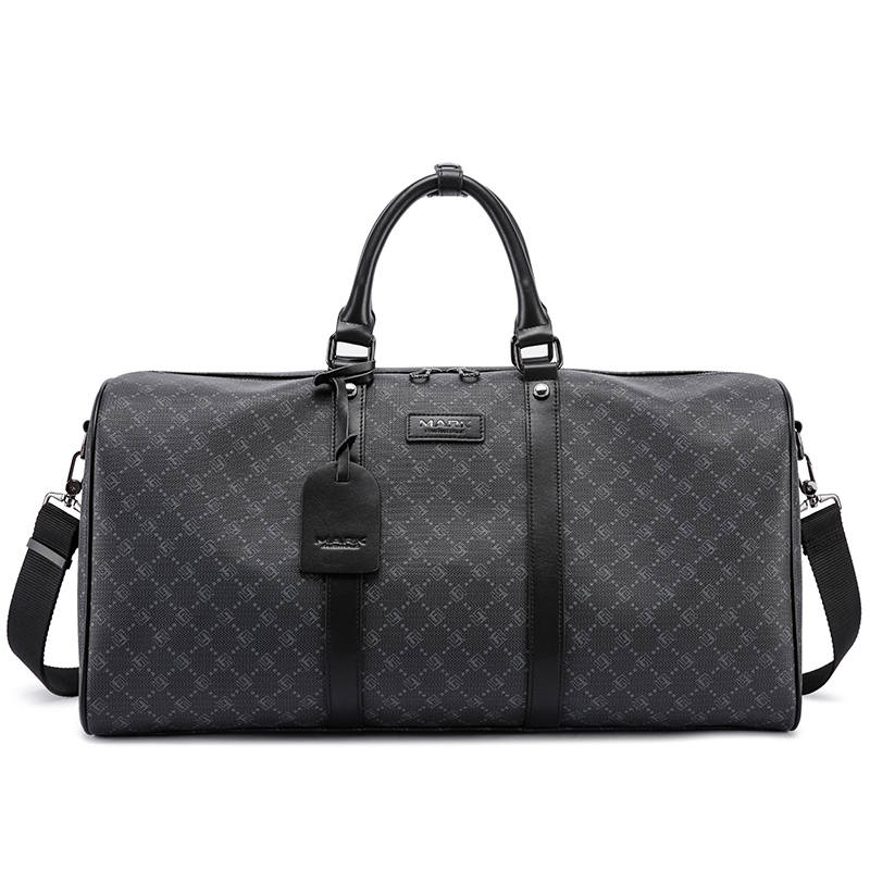 FAIRWHALE Pu Travel Bag Unisex Black/Brown