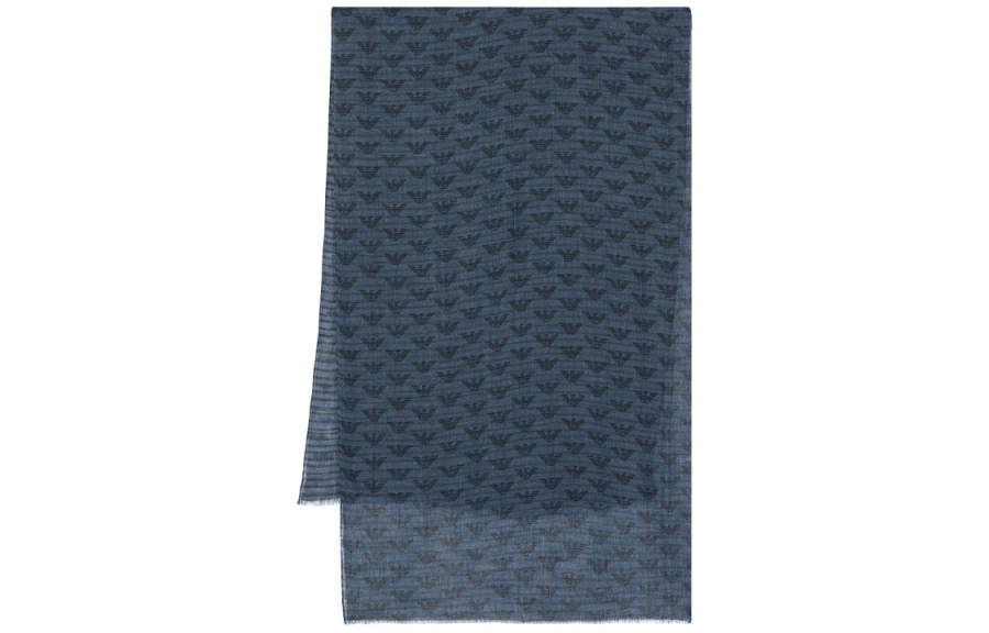 EMPORIO ARMANI EMPORIO ARMANI Knit Scarves Men's Blue