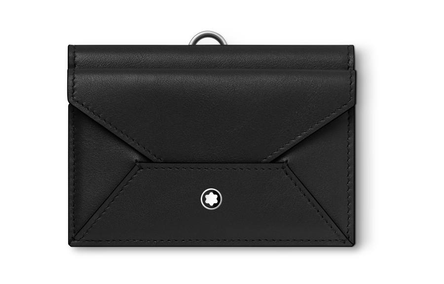 MONTBLANC 【Previous Season】logo-charm leather wallet