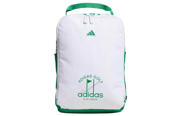 Adidas Adidas Polyester Handbag Shoe Bag Men's White & Green