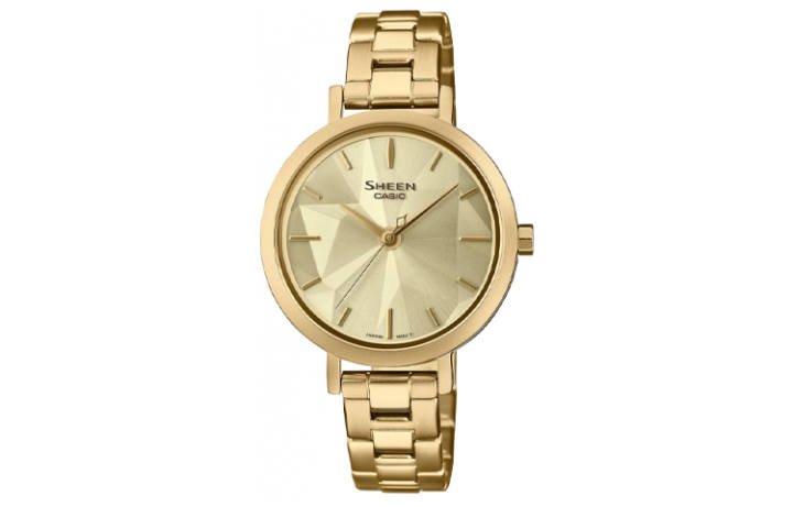 CASIO CASIO Women's SHEEN Gold Watch SHE-4558G-9A