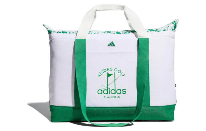Adidas Adidas Polyester Tote Bag, Shopping Bag, Shoulder Bag, Handbag Regular Men's Green/White