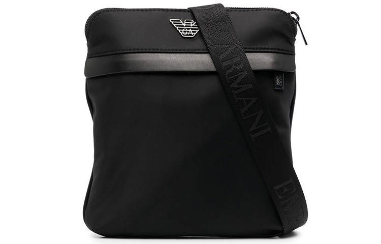 EMPORIO ARMANI Polyamide Messenger Bag, Shoulder Bag, Crossbody Bag Small Men's Black