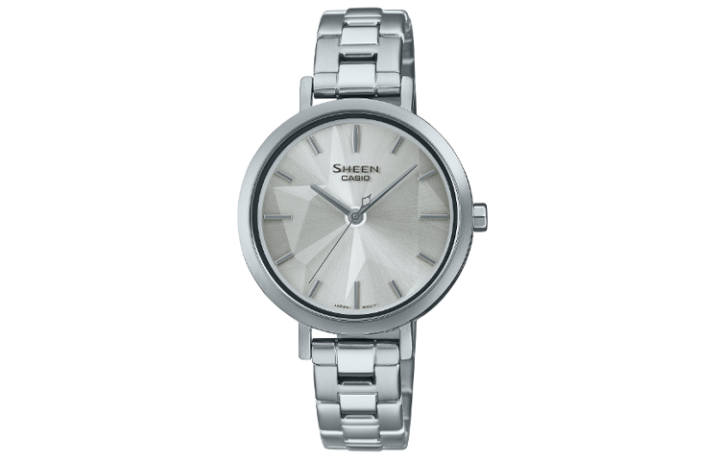 CASIO CASIO Men SHEEN Silver Watch SHE-4558D-7A