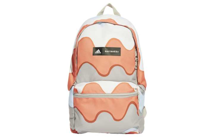 Adidas Adidas MARIMEKKO Collaboration Polyester Backpack Regular Women's White/Orange